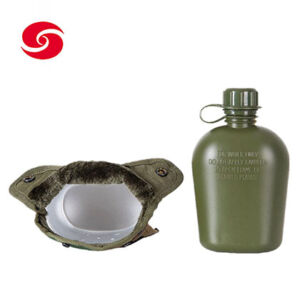 1 Liter PE Plastic Water Canteen Army Cooking Cup Military Drinking Bottle