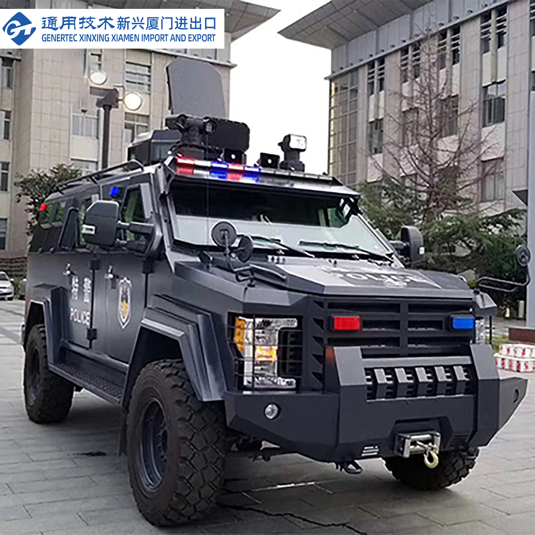 Full Protection Police Special Force Armoured Car Bullet Proof Vehicle