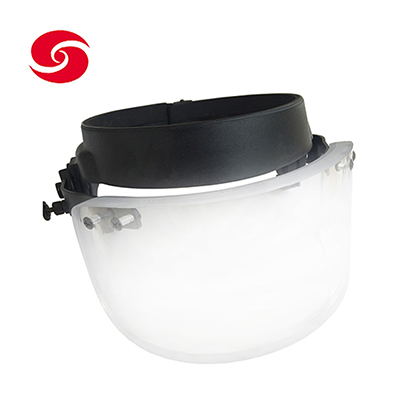 NIJ IIIA Military Bulletproof Helmet Visor Ballistic Face Shield