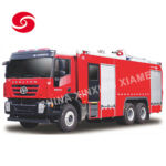 Fire Fighting Rapid Rescue Large Water Storage Foam Powder Fire Engine Fire Control Car