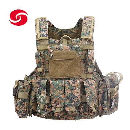 Military Camouflage Airsoft Combat Nylon Tactical Vest – China Xinxing ...